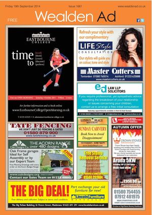 Wealden Advertiser 19/09/2014