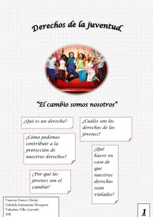 Derechos De La Juventud