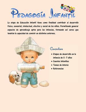 Pedagogía Infantil