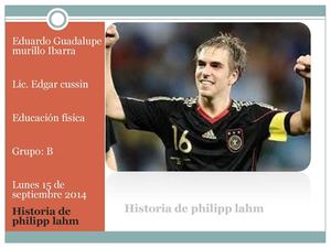 La historia de philipp lahm