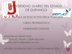 Biografía de Gerard Pique 