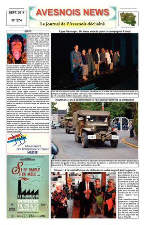 AVESNOIS NEWS N° 274