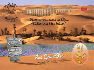 Dossier Sponsoring Gaz'Elles 31 Rallye Aicha des Gazelles