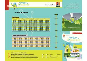 Horaires des bus de la ligne L3