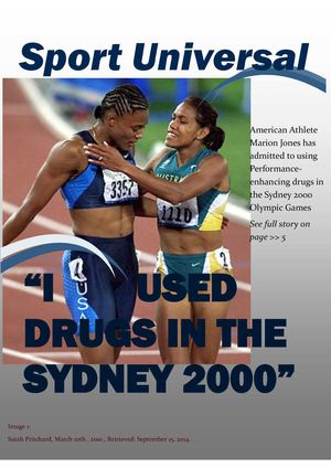 Marion jones article by Shannon Burchell 