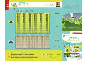 Horaires des bus de la ligne S1