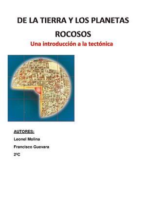 LA TIERRA Y LOS PLANETAS ROCOSOS 