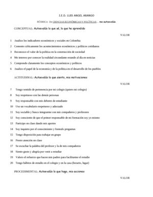 RUBRICA ECONOMIA Y POLITICA