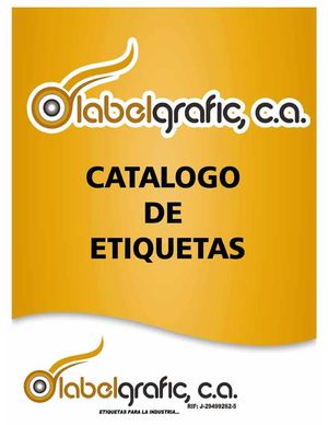 CATALOGO DE ETIQUETAS