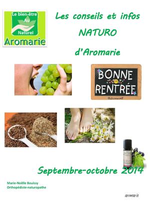 magazine aromarie-naturo de septembre-octobre