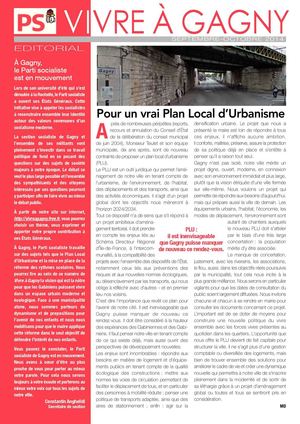 Vivre à Gagny  numéro de septembre 2014