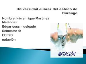 la historia de la natacion