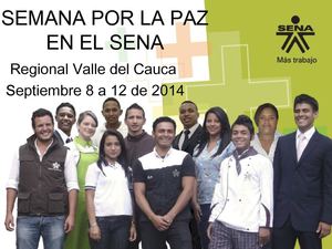 APRENDICES CELEBRARON SU SEMANA POR LA PAZ-SENA VALLE DEL CAUCA