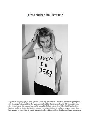 Identitet definition