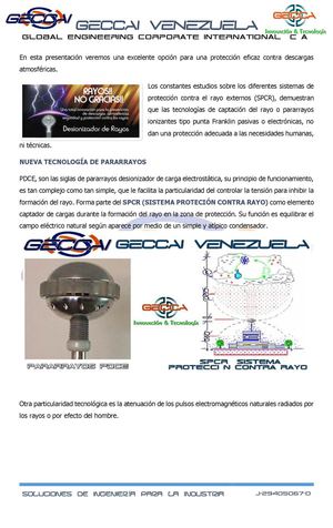 Pararrayos DESIONIZANTES PDCE