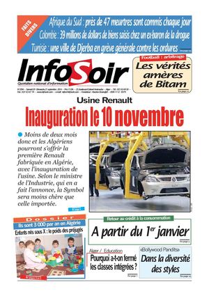 Edition du 20 septembre 2014