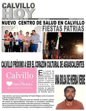 CALVILLOHOY PERIODICO 21/SEP/14