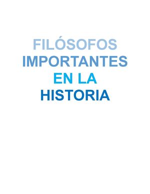HISTORIA DE LA FILOSOFIA