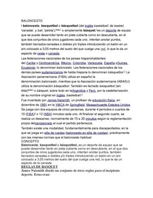 El baloncesto 