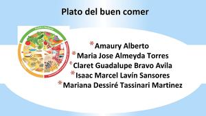Plato del buen comer