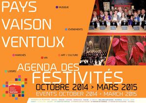 AGENDA DES FESTIVITES ÉTÉ 2014 - Office de Tourisme du Pays Vaison Ventoux