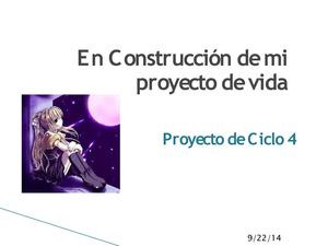 Proyecto de vida