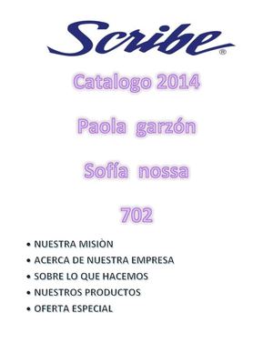 catalogo 2014 (SCRIBE)