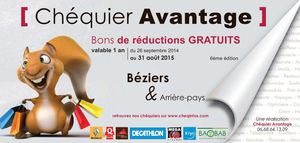 Chéquier de réduction Béziers et arrière pays 2014-2015