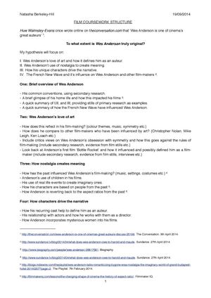 Wes Anderson Plan New