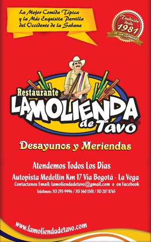 La Molienda de Tavo Carta Desayunos 2014