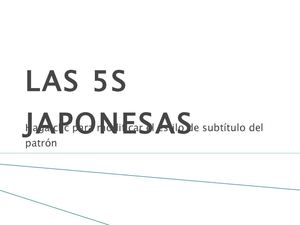 las 5s japonesas 
