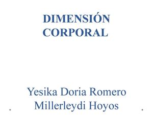 Dimensión Corporal