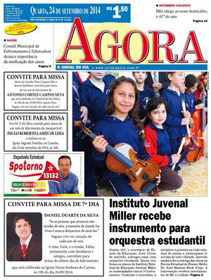 Jornal Agora - Edição 10951 - 24 de setembro de 2014