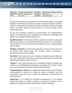 actividad 9 “ADMINISTRACION, TEORIA, PROCESO Y PRACTICA de Idalberto Chiavenato, TERCERA EDICION