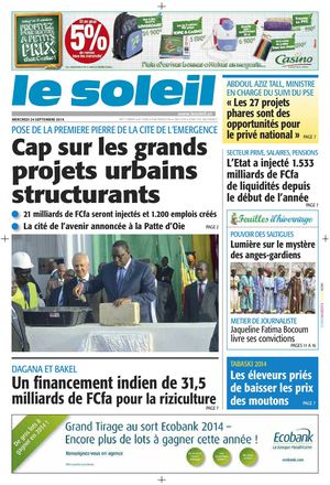 Edition du 24 Septembre 2014
