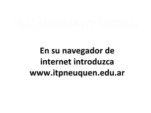 Plataforma ITP Virtual