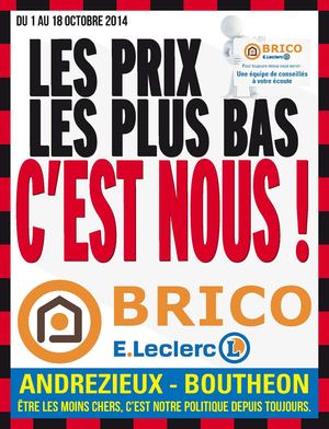 Brico Leclerc Octobre 2014