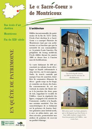 Le Sacré Coeur à Montricoux