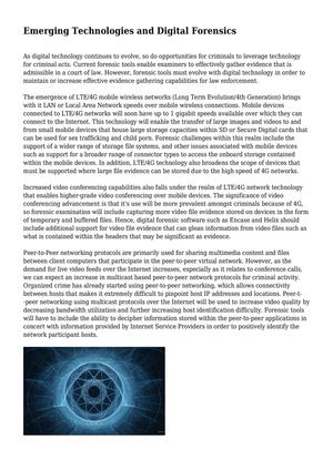 Calaméo - Emerging Technologies and Digital Forensics