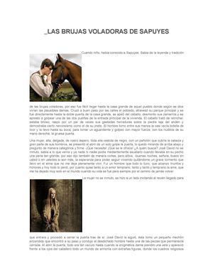 LAS BRUJAS VOLADORAS DE SAPUYES