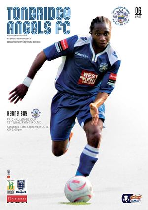 Tonbridge Angels FC V Herne Bay FC 13 09 14