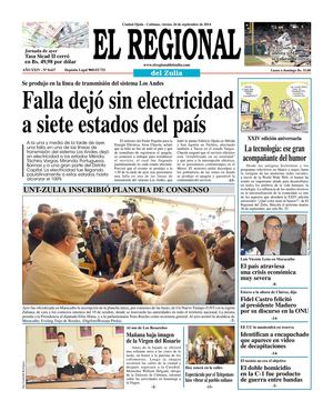 El Regional del Zulia 26-09-2014