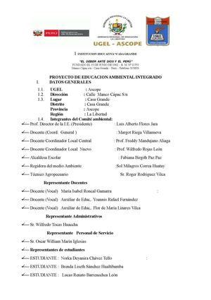 Proyecto I.E. Casa Grande 