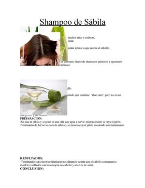Shampoo de Sábila