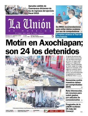 La Unión de Morelos 27 Septiembre 2014