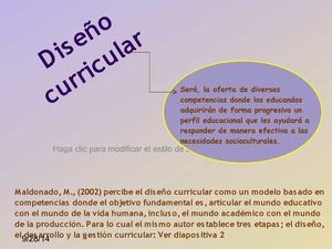 DIAPOSITIVAS DISEÑO CURRICULAR