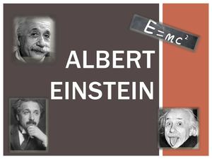 BIOGRAFIA DE ALBERT EINSTEIN
