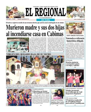 El Regional del Zulia 28-09-2014