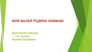 Моя малая родина - Химмаш