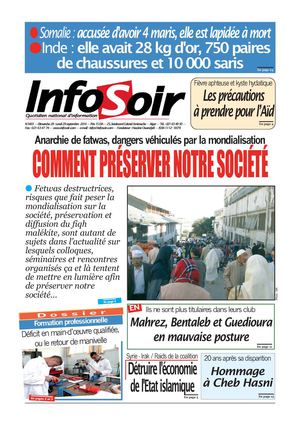Edition du 28 septembre 2014